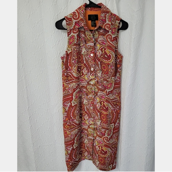 Vintage Moda Seta Silk Dress - Picture 1 of 5